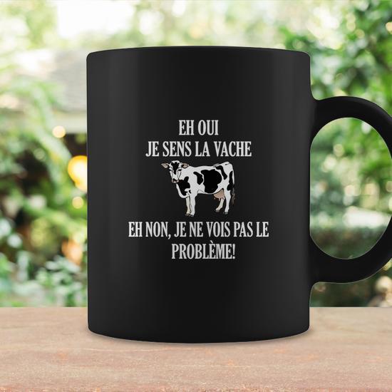 Cadeau humour - Vache qui fait Meuh' Mug