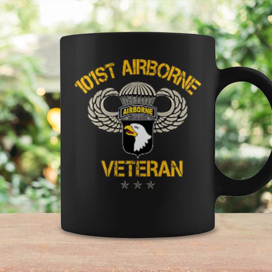 US Army 101St Airborne Division Paratrooper Veteran Vintage Coffee Mug -  Monsterry CA