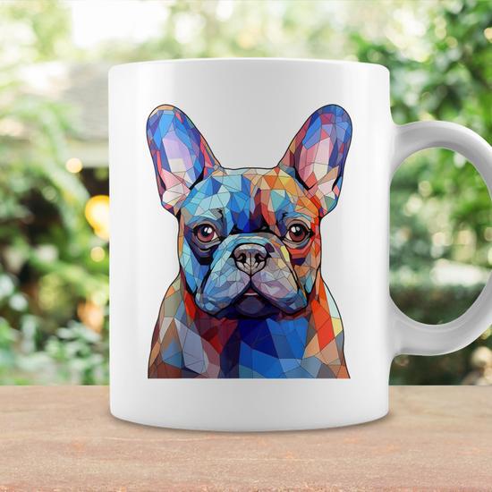 Taza De Cerámica Beware Crazy French Bulldog Lady - Regalo Para Amantes De Perros, 10 Oz