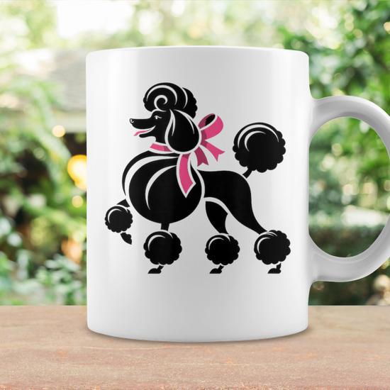 Sock Hop Cutie 50 S Costume Big Poodle 1950 S Party Cute Coffee Mug Thegiftio UK