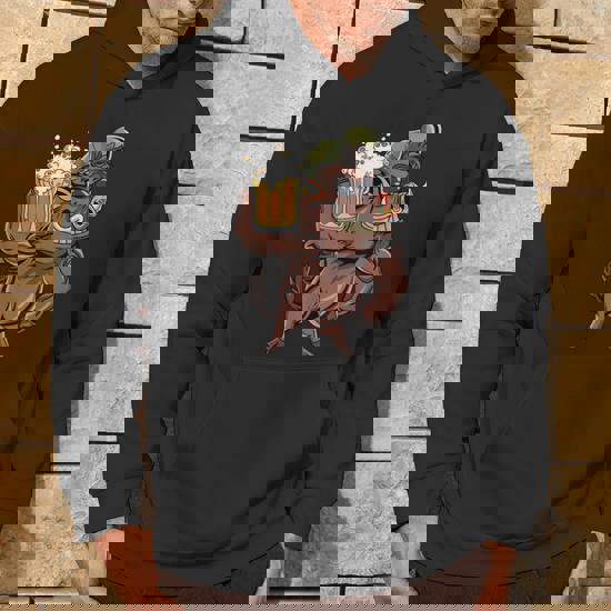 Chasseur Drole De Sanglier Chasse Biere Sweat a capuche Cadeauxyz