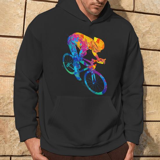 Ciclista Bicicleta Deporte Ciclista Carrera Sudadera Regaloses