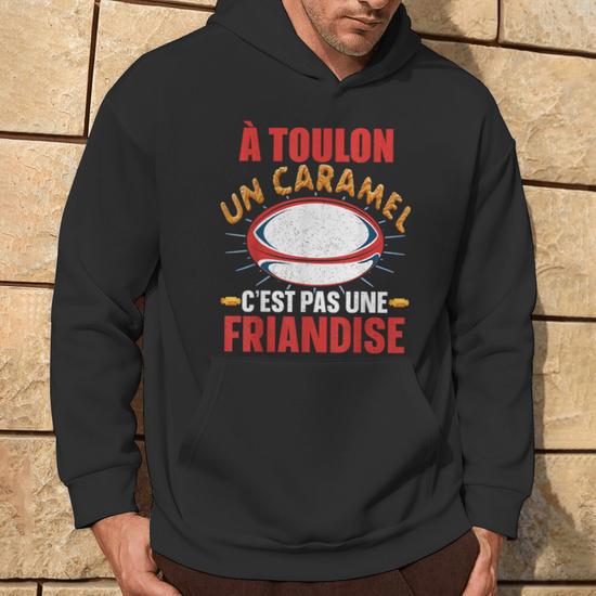 Cadeau Fan Rugby Sweat à Capuche RCT Rugby Club Toulon - Collection Officielle - Taille Enfant - 100% Coton Polyester Sweat Capuche Rct Enfant