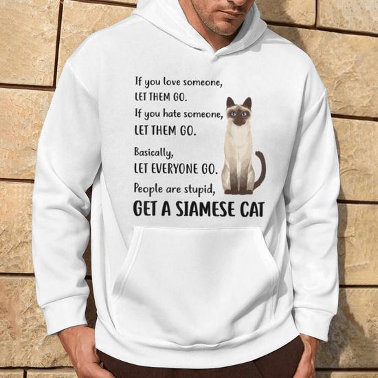 Siamese Apparel Get A Siamese Kitten Cat Hoodie Monsterry