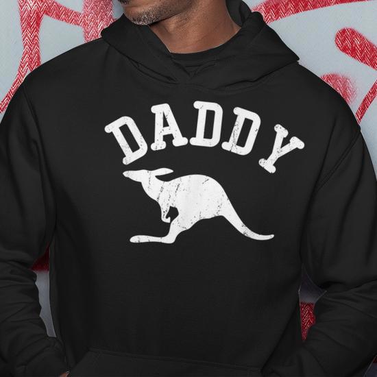 Daddy Kangaroo Vintage Ideas For Dad Hoodie Monsterry