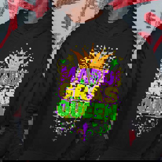 Funny Carnival Party Confetti Outfit - Mardi Gras Queen Crow T-Shirt Funny Carnival Party Confetti Outfit - Mardi Gras Queen Crow T-Shirt