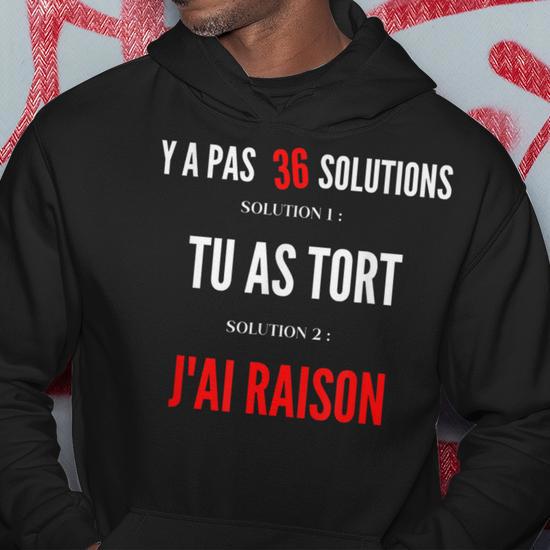 Sweat-shirt Humoristique "C'est épuisant D'avoir Toujours Raison" - Coupe Classique, 241g - Cadeau Drôle Et Décontracté - 6