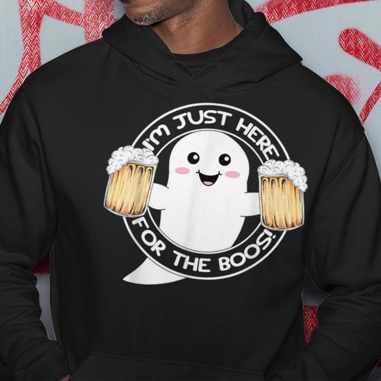 Im Just Here For The Boos I Ghost Adventures For Ghoul Hoodie Monsterry