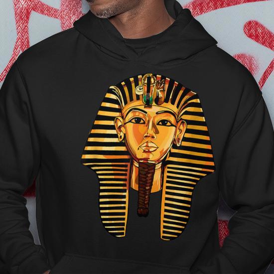 King Pharaoh Tutankhamun King Tut Pharaoh Ancient Egyptian Hoodie Thegiftio UK