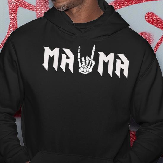 Mama Of The Bad Two The Bone Birthday 2 Years Old Birthday Hoodie