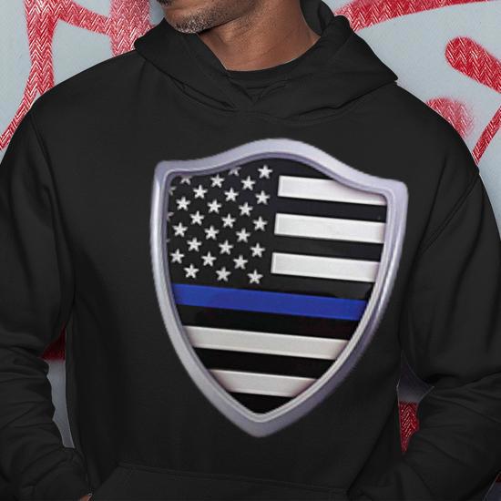 Blue lives matter hoodie deals