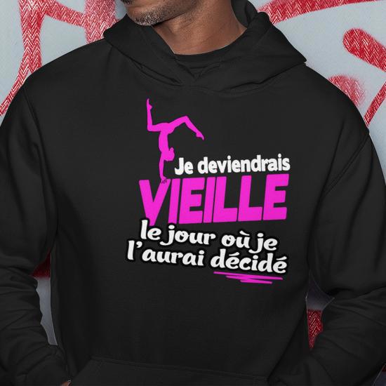Sweat Col Rond Sweat-shirt Je M'en Fous Vraiment ? - Col Rond