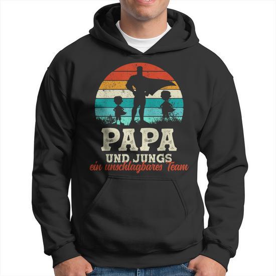 Entdecken Sie 2 Unique Papa 2 Kinder Hoodies: Top-Geschenkideen