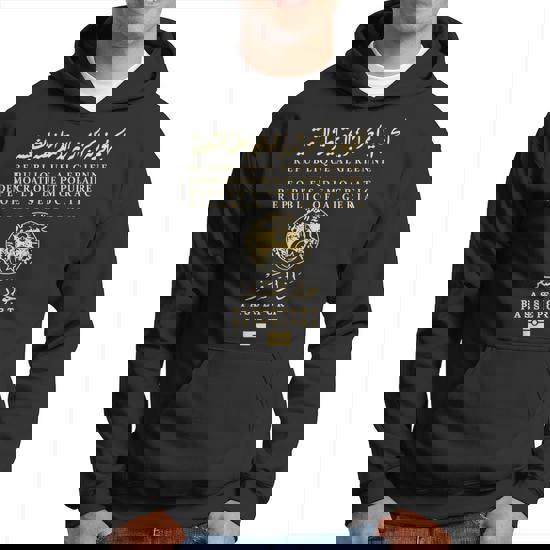 T-shirt équipe D'Algérie' Sweat à Capuche Unisexe