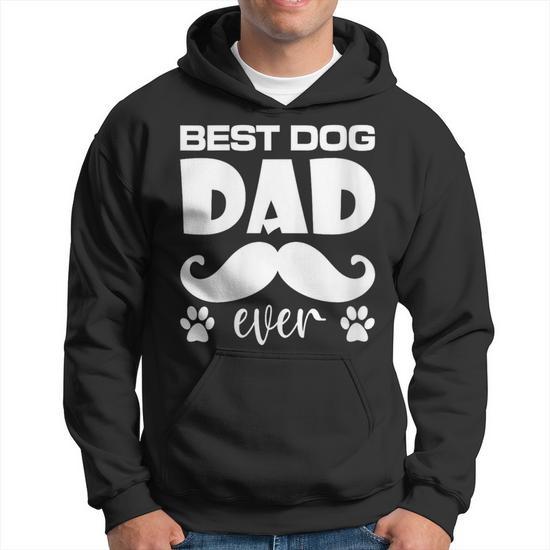 Best Dog Dad Ever Dog Daddy Fathers Day Hoodie Thegiftio UK