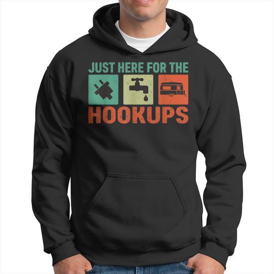 It s All Good In The Trailer Hood Camping Van Graphic Hoodie Monsterry CA