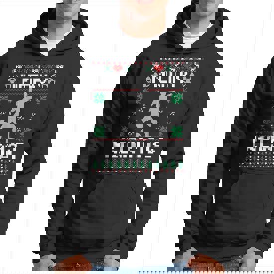 Merry Kickmas Soccer Player Sports Ugly Christmas Sweater Hoodie Thegiftio UK