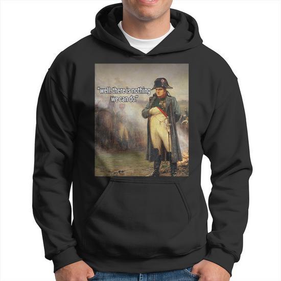 Sweat à Capuche Team Napoleon – Coupe Classique, Col Tissé – 241 G – Personnalisable Avec Un Nom