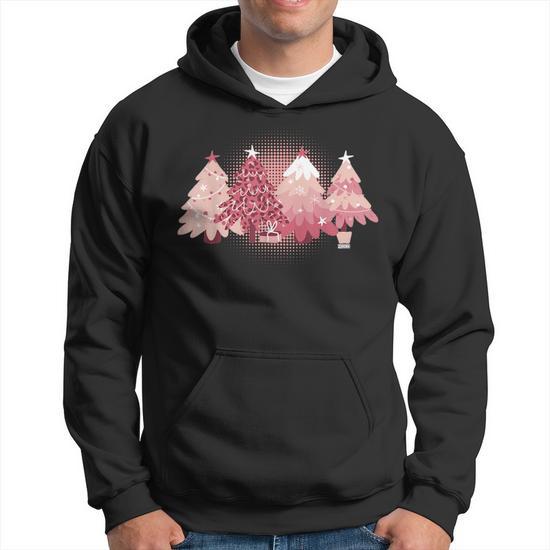 Christmas Forest hotsell Pink Unisex Hoodie