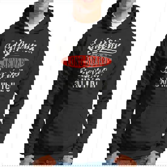 San Diego Surfing Vintage California Surf Hoodie - Monsterry