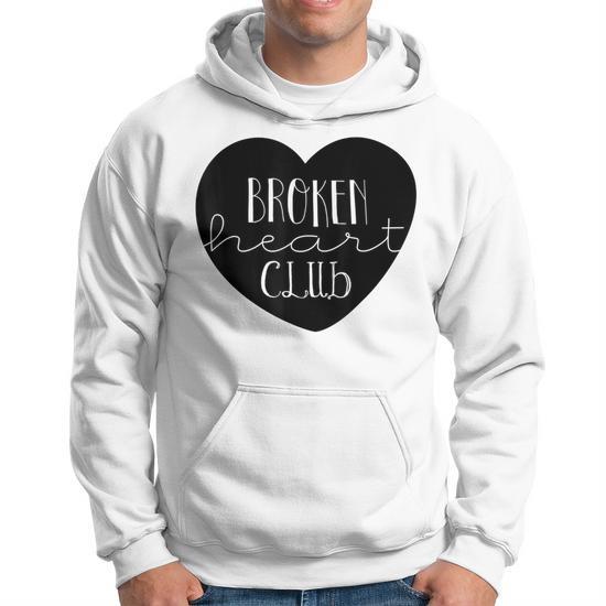 Broken heart club hoodie hotsell