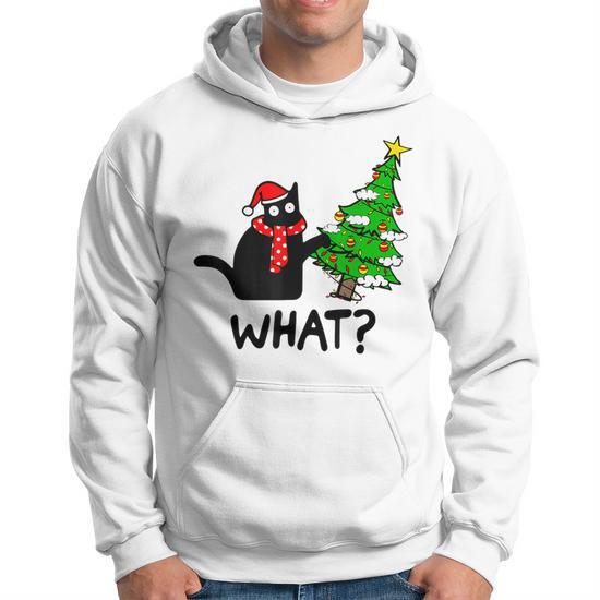 Cat christmas hoodie best sale