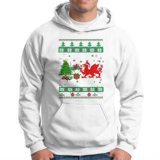 Pull Femme Sapin De Noël Vintage – Sweat-shirt Laine Noir – Taille L – Neuf Sans étiquettes