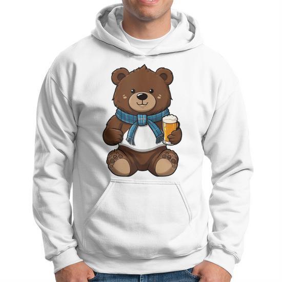 Teddy bear hoodie mens sale