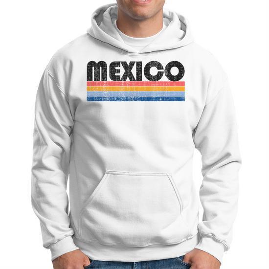 Vintage 70S 80S Style Mexico Hoodie Monsterry