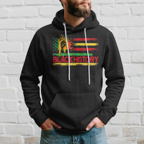 Black History Month Pride African American Black History Hoodie Monsterry