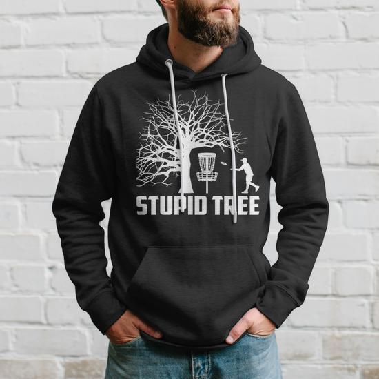 Disc Golf Stupid Tree Disc Golf Hoodie Monsterry