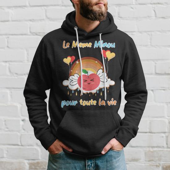 Sweat à Capuche Motard - 'Les Meilleurs Deviennent Motards' - Homme, Coupe Classique, 80% Coton
