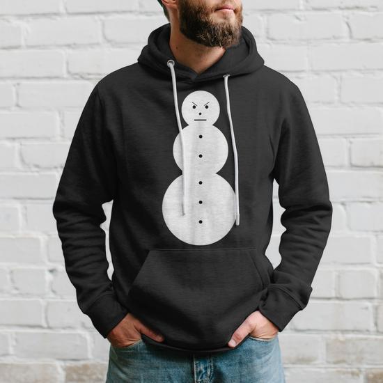 Jeezy Snowman Angry Snowman Hoodie Monsterry