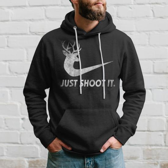 Just Shoot It Deer Hunting Costume Hoodie Thegiftio UK