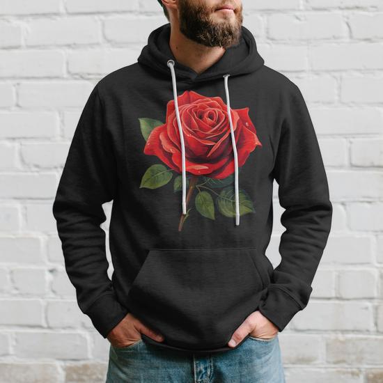 Rose Graphic hotsell Hoodie