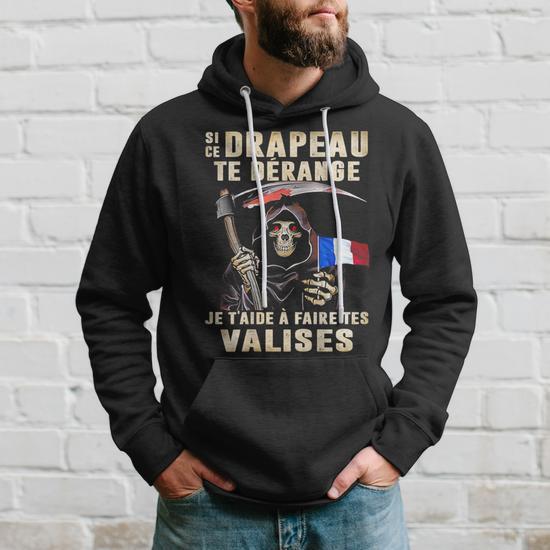 Si Ce Drapeau Te Dérange Je T'aide A Faire Tes Valises T-Shirt