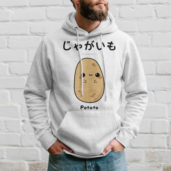 Cute Kawaii Potato Japanese For Anime Fans Hoodie Thegiftio UK