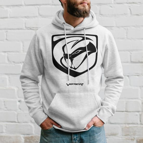 Dodge Viper Logo Hoodie Monsterry