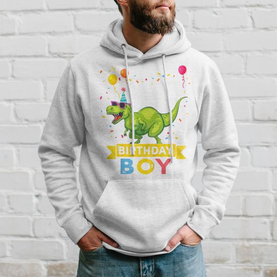 Youth 5 Year Old 5Th Birthday Boy T Rex Dinosaur Hoodie Thegiftio UK