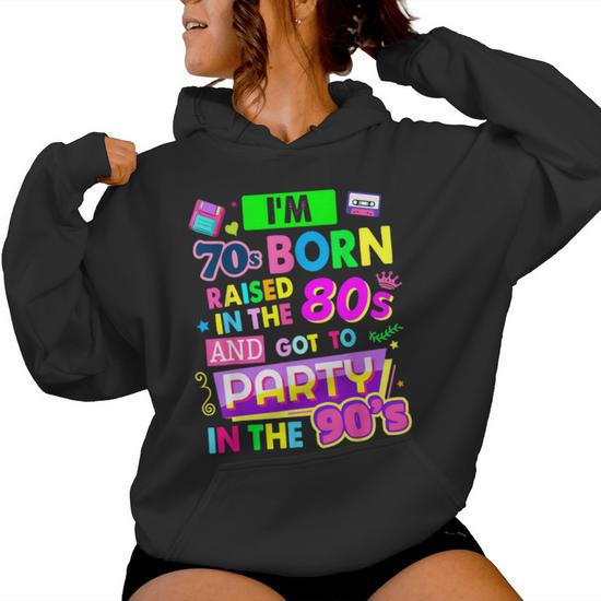 90S Rave Ideas For Party Outfit 90S Festival Costume Women Hoodie Monsterry