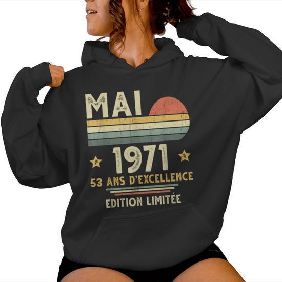 Sweat à Capuche 42ème Anniversaire - Edition 1983 - Homme/Femme - Cadeau Personnalisé