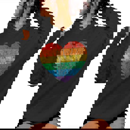 Lesbian flag hoodie cheap