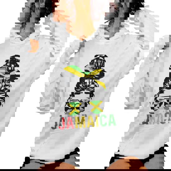 Jamaican Flag Jamaican Clothing Jamaica Messy Bun Jamaica