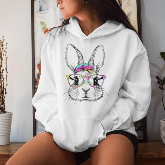 Cute bunny hoodie best sale