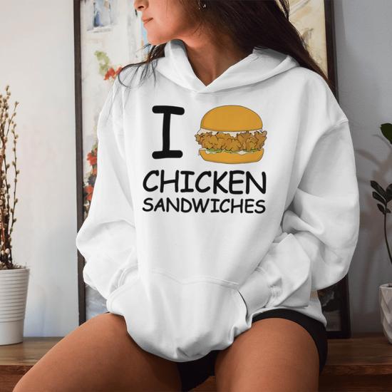 Crispy chicken sandwich hoodie sale