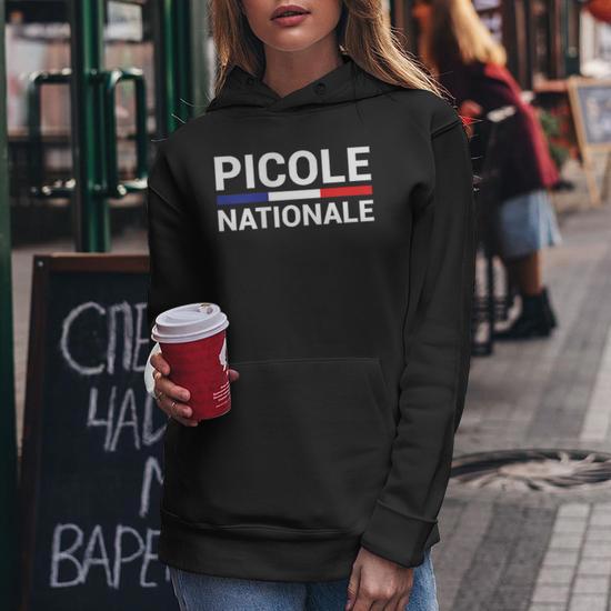 Sweat à Capuche Drôle Police Picole - Cadeau Humour Homme Femme - Matière Confortable