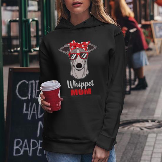 Sweat à Capuche Humour Whippet | Design Fun Pour Fans De Lévriers | Coupe Classique, Confortable - 4