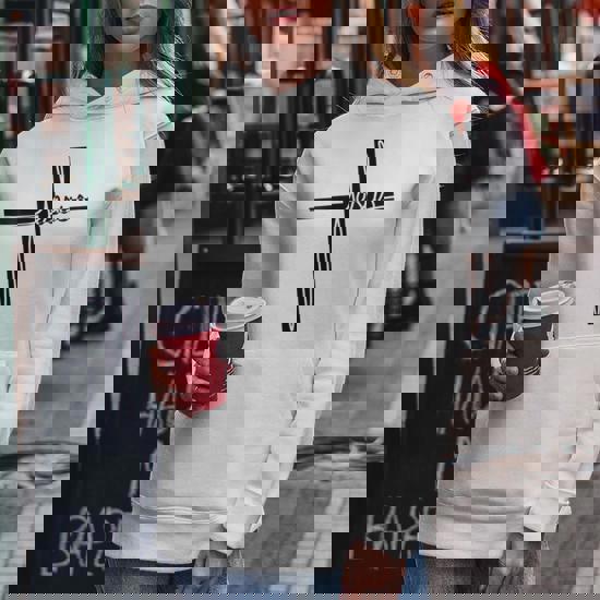 Hoodie Marca De Ropa Que Tiene Una Cruz Sudadera Adolescente Mujer