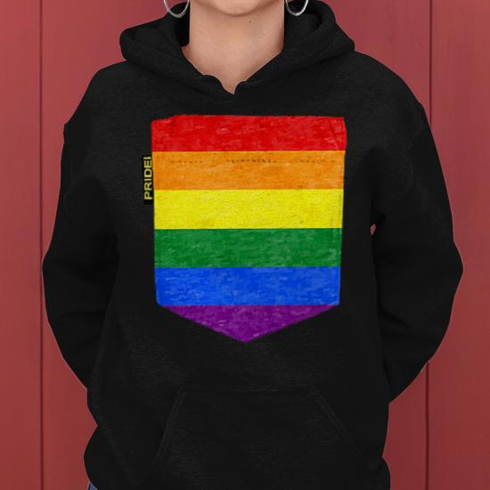 Fashion sudadera arcoiris hombre