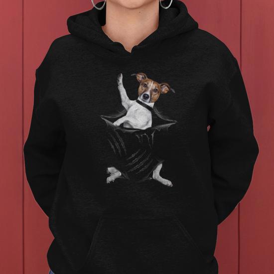 Sweatshirt Jack Russell Terrier Sapin De Noël - Design Humoristique Chien - Sweat Coupe Classique 241 G - Cadeau Pour Amoureux Des Chiens - 8